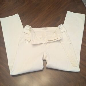 7 All Mankind White Denim Pants EUC Sz 27